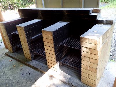 Fireplace in Hosono campsite