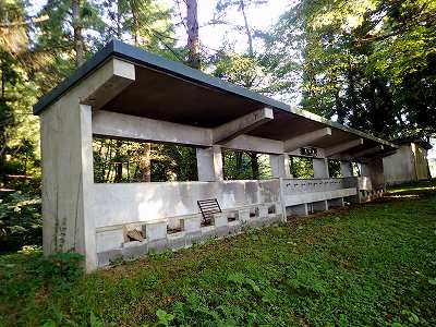 Cooking facility of Kimimachizaka campsite