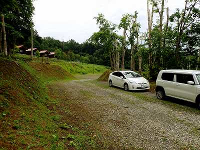 21世紀の森公園 ファミリーゾーンキャンプ場の駐車場