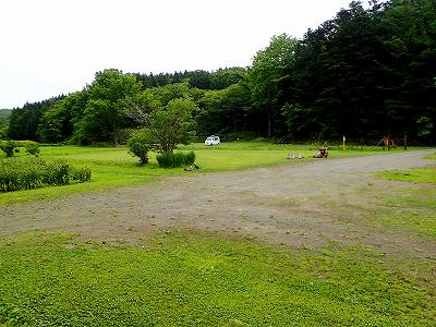 朝日公園キャンプ場の入口