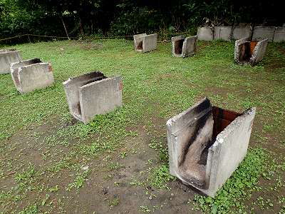 Open fireplace of Asahikawa-shi kasugaseishonen-no-ie