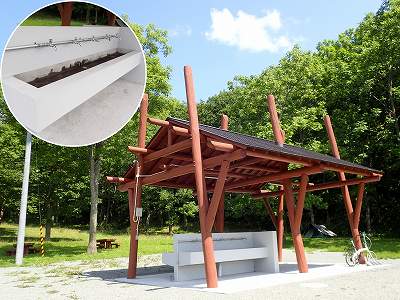 ふるさとの森 森林公園キャンプ場の炊事棟
