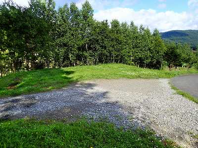 三笠山自然公園キャンプ場の駐車場