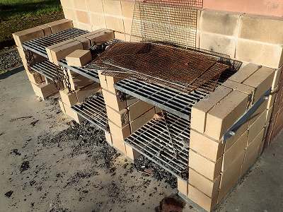 Cooking facility of Nissinkohan campsite