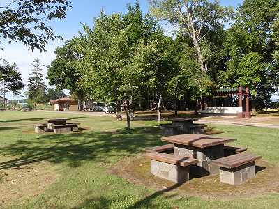 2012年9月の田島公園キャンプ場