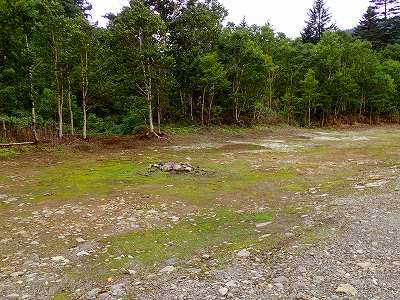 Tentsite 2 in Teshio-dake campsite