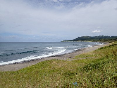Sea of Japan in front of Honme-kaigan