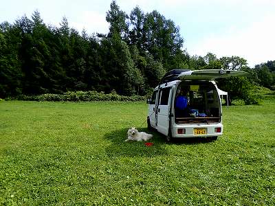 Visited on 2019-Aug. in Tokushunbetu-sanroku campsite