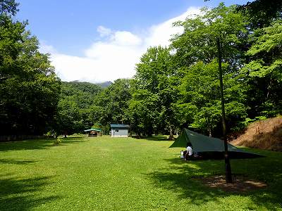 Yamabeshizen-koen taiyo-no-sato first campsite