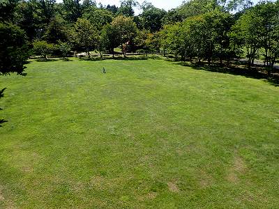 音別町 憩いの森キャンプ場のサイト全景