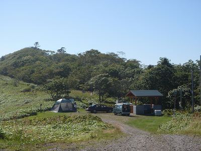 View of the campsite of Kitoushi campsite
