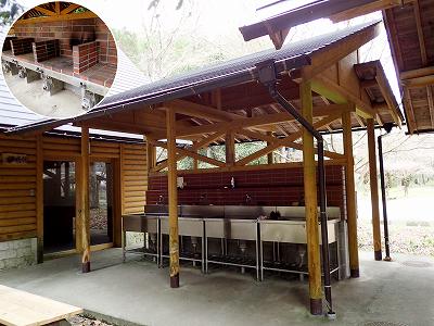 Cooking facility 2 in Chisei-koen campsite