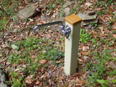 Water facility in Gijientei campsite
