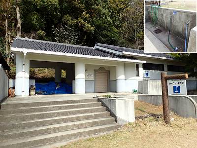 Shower room in Hojo kashima campsite
