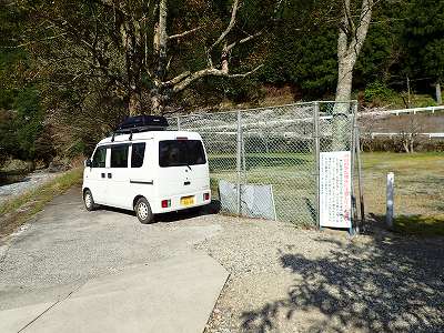 2019年 4月の明河キャンプ場