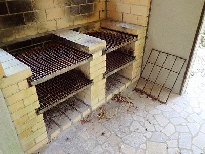 Fireplace in Narukawa-keikoku campsite