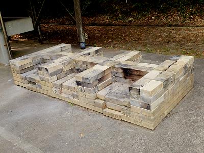 新居浜市市民の森キャンプ場のカマド