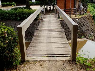 新居浜市市民の森キャンプ場入口の橋