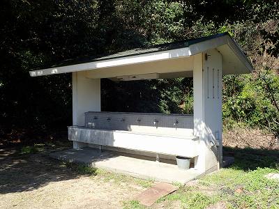 Cooking facility in Okiura-beach