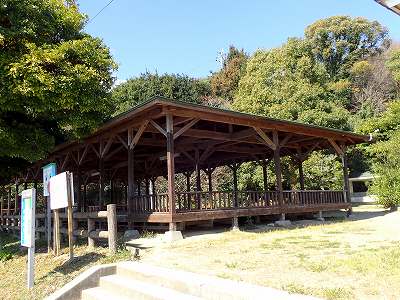 Gazebo in Okiura-beach