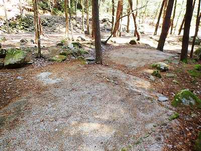 View of Omogo teppou-ishigawa campsite