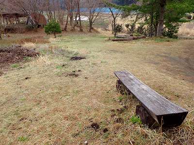 千本高原キャンプ場の旧炊事棟のサイト