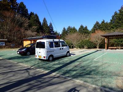 2019年 3月の高縄山 千手杉広場キャンプ場