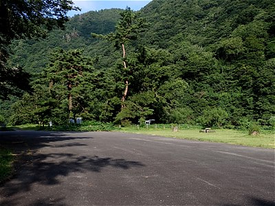 勝原園地の駐車場