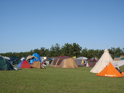Hamayu music festival special campsite