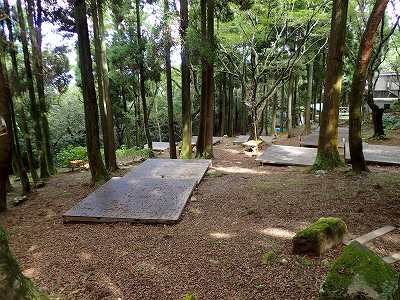 View of Kitakyushu-shiritsu hobashira campsite