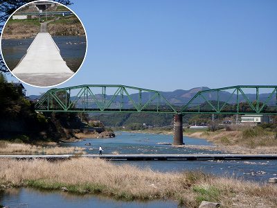 Chikugo river near Hoki-koen campsite