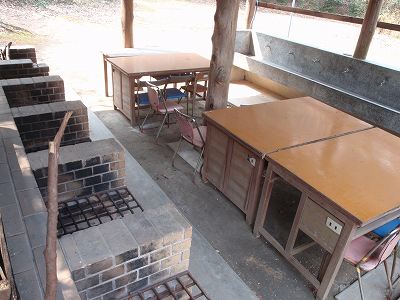 Fireplace of Horikoshi campsite