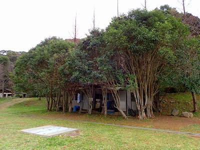 Administrator's house in Shobutaniike-koen campsite