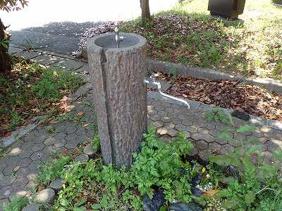 Water facility of Undo-koen in frot of Uming Oshima
