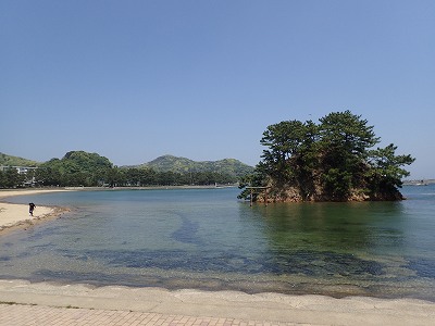 Kansu beach in Chikuzen-oshima