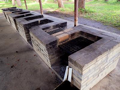 Fireplace of Akiyama-hama campsite