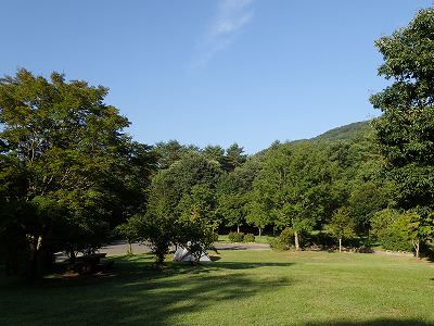 View of Hijiri-ko campsite