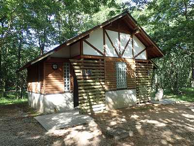 Restrooms of Hijiri-ko campsite