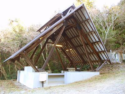 Cooking facility of Syanteparuku-shinzan campsite