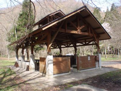 Cooking facility of Hosomidani Tachino campsite