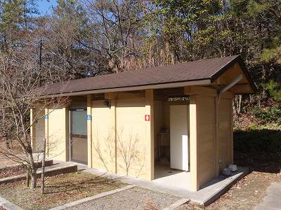 Toilet of Takasaka shizenkyuyo-mura campsite