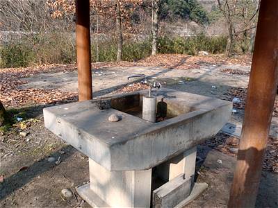 Cooking facility of Yanase campsite