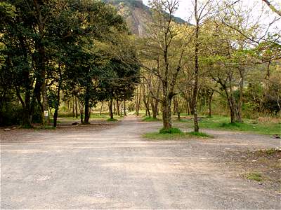 Free Tentsite in Yanase campsite