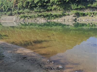 Ota-gawa River in front of Yanase campsite