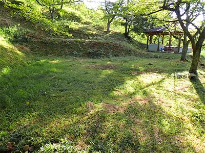 View of Daishi-yama shizen-koen campsite