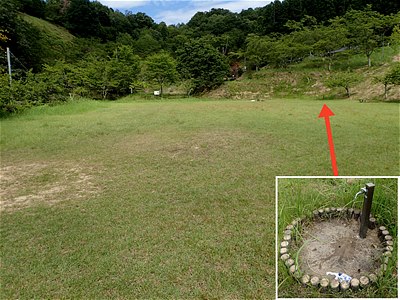 Square in Daishi-yama shizen-koen campsite