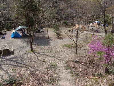 View of Furubokke shizen-koen campsite
