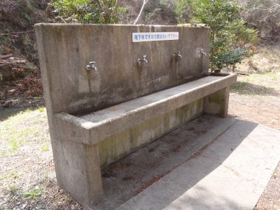 Cooking facility of Furubokke shizen-koen campsite
