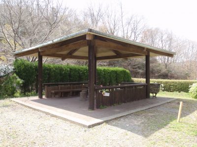 Gazebo of Furubokke shizen-koen campsite