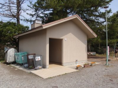Toilet of Kamoike-koen campsite